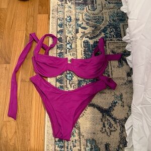 L*Space Bold Magenta Bikini Set